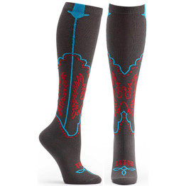 Ozone Socks, New Cowboy Boots Knee High Sock 2 color choices