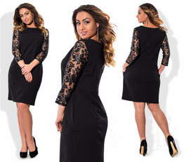 5XL 6XL Large Size 2017 Summer Dress Big Size Elegant  Lace Dress Red Black Straight Dresses Plus Size Women Clothing Vestidos