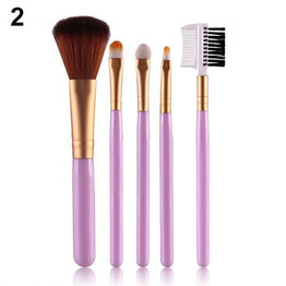 5X Makeup Brushes Set Blush Eye Shadow Lip Eyebrow Brush Cosmetic Beauty Tool