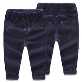 Baby Boy Pants Winter Warm Boys Denim Pants Newborn Baby Jeans Kids Long Trousers Autumn Velvet Jeans Children Fashion Clothes