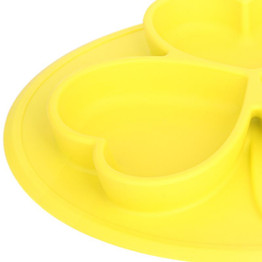 2017 Baby Kids Children Tableware Meal Dinner Plates Dinnerware Integrated Sub-grid Silicone Food Dishes Plate Non-slip Placemat