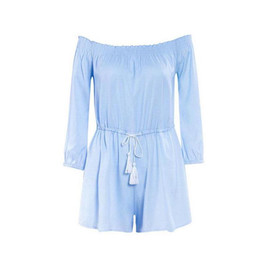 Denim overalls women Women Off Shoulder Clubwear Playsuit Party Jumpsuit Romper Short rompers bodysuit jumpsuit salopette femme