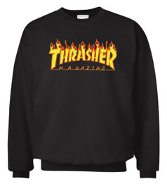 Autumn Winter Clothes Fleece Trasher Sweatshirts Hip Hop Skateboard Hoodie Men Streetwear High Quality  Brand Clothing