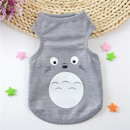 2017 Cute Pet Dog Clothes Cartoon T-shirt Soft Dogs Clothes Pet Clothing Summer Cotton Shirt Casual Coats For Small Pets