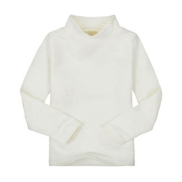 2017 Cotton Children's Long-Sleeved T-shirt Winter Baby Boys and Girls Long-sleeved High-necked T-shirt Bottoming Shirt
