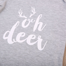 Baby Clothing Autumn Winter Newborn Infant Baby Girls Boys Romper Long Sleeve Deer Jumpsuit Outfits Sunsuit Clothes