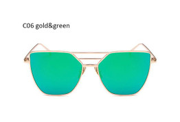 Aimade 2017 New Fashion Gothic Cat Eye Sunglasses Women Vintage Brand Designer Mirror Cateye Sun Glasses For Female Retro Oculos