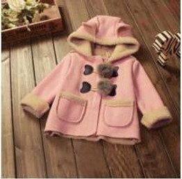 BibiCola Baby Girls Winter Jackets with Cartoon hat  for Baby girls & boys parka coat hooded baby jacket & parka infant clothes