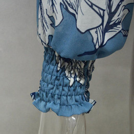 LASPERAL Chiffon Shirt Women Long Sleeve Blouse Top Fashion Vintage Floral Print Blouse Shirt chemise blusa feminina Top 2018