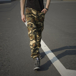 2016 Large Size Autumn Camouflage Men Military Trousers Multi-Pocket Cotton Men Pants Casual Military Cargo Pants