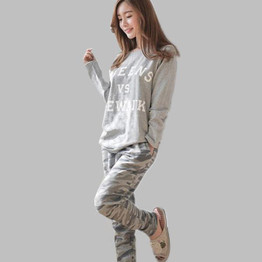 New 2016 Autumn Winter Womens Pajama Sets O-Neck Long Sleeve Women Sleepwear Pajamas Pyjama Femme Girls Plus Size Pijama M-2XL