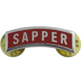 Army Sapper Tab - Dress Metal