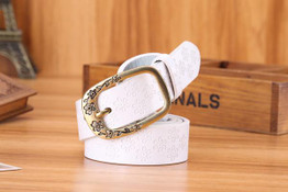 New 2016 Women's Belt Fashion Retro Embossed PU Leather Belt Female Casual Decor Embossing Leisure Belts For Woman 110cm-115cm