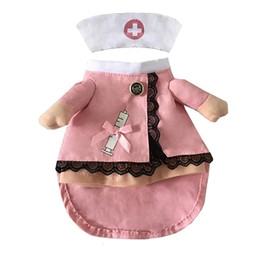 Funny Doctor Cat Nurse Suit Pet Halloween Christmas Clothing Uniform