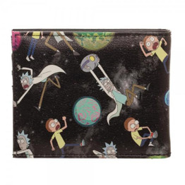 Rick and Morty Wallet RIck and Morty Accessories Rick and Morty BiFold Wallet Rick and Morty Gift