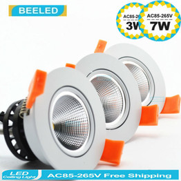 LED Downlight 6pack 3W 5W 7W LED downlight Recessed LED Ceiling light Spot Lights COB led lamps Dimmable