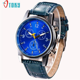 OTOKY  Fashion Leather Strap watches Men Casual watch Men Business wristwatches Sports Military quartz watch Relogio Masculino