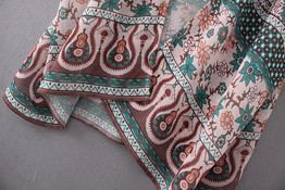 Feitong Vintage Fashion Kimono Cardigan Women Floral Print Chiffon Loose Shawl Top Cover up Shirt Blouse Outwear Blusas feminina