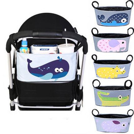 Baby Strollers Accessories Baby Carriage Pram Cart Bottle Diaper Bag Polyester Newborn Nappy Bag Stroller Bag