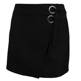 BEFORW Fashion Women Skirt Summer 2017 Sexy Mini Party Skirts High Waist Black White Lace Buttonhole Womens Pencil Skirts Saias