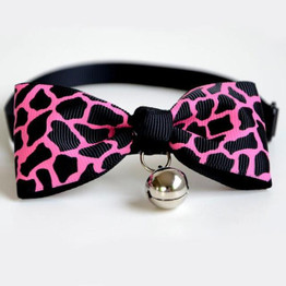 Adjustable Dog Cat Pet Cute Bow Tie With Bell Puppy Kitten Necktie Collar VB338 P0.16
