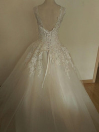 9036 Ball Gown Real Images Vestido De Novia Tulle Wedding Dress 2016 Bridal Dresses Robe de Marriage Wedding Gowns