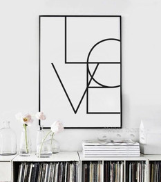 900D Canvas Art Print Painting Poster,  Love Quote Wall Pictures For Living Room Decoration,  Wall Decor 218