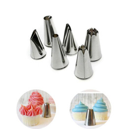 LIMITOOLS 6PCS Icing Piping Nozzles for Cake Decorating