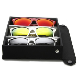 Limited Edition Horned Rim Sunglasses with Travel Case 8126