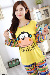 Lily Autumn Winter Cute Beer & Dog Pajamas for Women