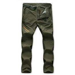 LILL Men's Quick Dry Casual Pants - Breathable Joggers Army Green