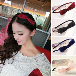NEW HOT Fashion Women Cute Girl Yoga Elastic Turban Bow Hair Band Headband HOT