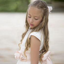 New Girls First Holy Communion Dresses White Cap Sleeve Girls Pageant Dresses Long Flower Girl Dresses for Wedding