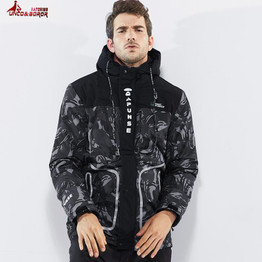 UNCO&amp;BOROR size 6XL 7XL 8XL winter jacket men brand clothing waterproof windproof thick Reflective coat male quality parka men