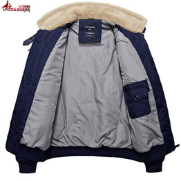 UNCO&amp;BOROR Men Parkas 2018 brand Winter Jackets Men Fashion Thick Casual Flight Bomber Jacket Coat outwear snow parka clothing