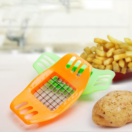 Stainless Steel Vegetable Potato Slicer Cutter Chopper Chips Making Tool Potato Cutting Fries Tool Kitchen Accessories E#CH