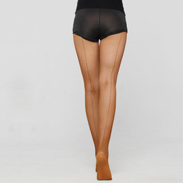 Special for Competition Women Professional Fishnet Tights For Ballroom&amp;Latin Dance Hard Yarn Elastic Latin Stockings Pantyhose