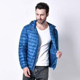 2017 New Casual Brand White Duck Down Jacket Men Autumn Winter Warm Coat Men's Ultralight Duck Down Jacket Male Windproof Parka