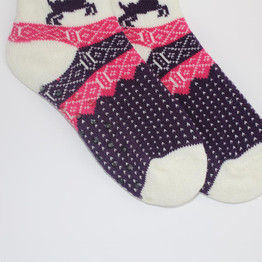 Dual Layer Crew Socks For Women Spring Winter Brand Coolmax Compression X40 Soft Warm Home Ladies Cosy Indoor Nylon Lined Socks