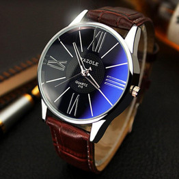 2016 YAZOLE luxury brand quartz watch Casual Fashion Leather watches reloj masculino men watch Business Sports Wristwatch