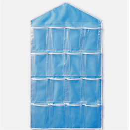 NEW Closet Door Home Wall Hanging Organizer Toy Socks Stockings Container Storage Bag 16 Pockets Home Space Saving