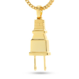 Fox "Empire" x KING ICE - The 14K Gold Plug Necklace
