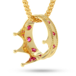 Fox "Empire" x KING ICE - Cookie Lyon's Crown Necklace