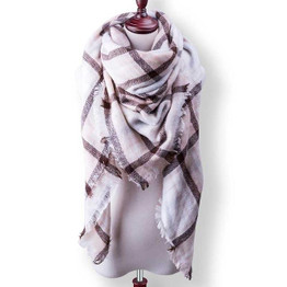 2017 Plaid Winter Warm Scarf For Women Blanket Scarf Women Shawls And Scarves Pashmina Luxury Brand Large echarpe Drop Shipping