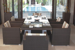 2017 Outdoor Wicker Patio Furniture Dining Set