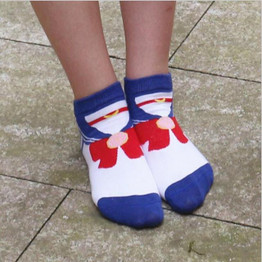 MYORED female cartoon sailor moon ankle socks women cotton invisible bow tie short sock girls lady cute cat animal sock slippers