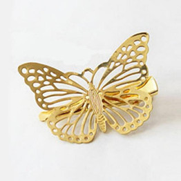 New arrivel 1 PCS Hair Accessories Women Shiny Butterfly Hair Clip Headband Hairpin Accessory Headpiece