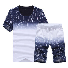 New 2017 Fashion Printed Beach T Shirt Suits Men Summer Brand Clothing Top Shirts Male Casual Mens Short Sleeve T-Shirt