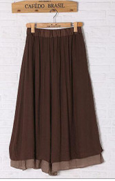 New spring summer Women's cotton loose wide leg casual pants  elastic waist cotton linen  Female Trousers 85156