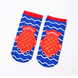 Cartoon Lucky Cat Women Boat Socks Cotton Cute Kittens Women 's Short Socks Creative Funny Individual Invisible Socks Slippers